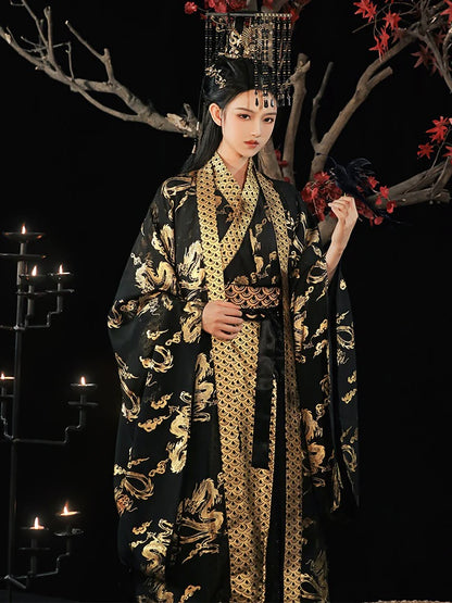 Elevate your style with Empire Jiaoling Ruqun, a timeless fusion of tradition and contemporary allure inspired by the Wei Jin Dynasty. Immerse yourself in the distinctive style of cross-collared and wide-sleeved garments, echoing the iconic Jin Ru 晋襦 and Za Ju 杂裾 fashion trends. Elevate your connection to Chinese tradition through Moon Hanfu&