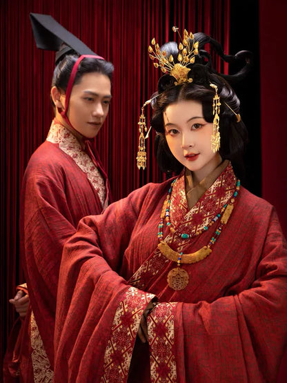 Immerse yourself in the regal elegance of Moon Hanfu&