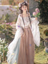 Embrace the charm of rustic elegance with the Qiyao Ruqun from Moon Hanfu&