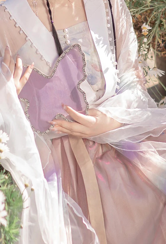 Embrace the charm of rustic elegance with the Qiyao Ruqun from Moon Hanfu&