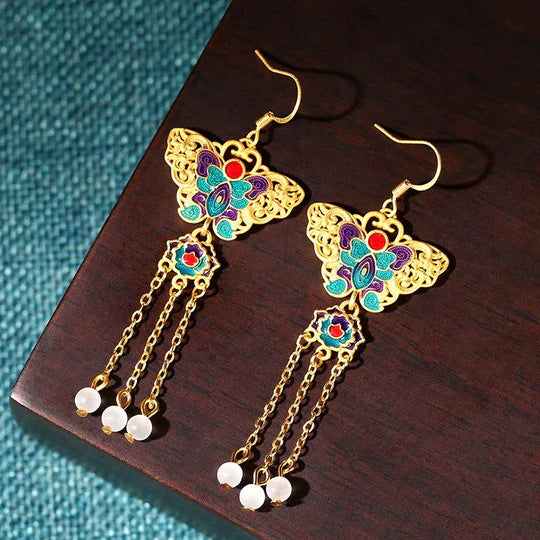 Majestic Royal Butterfly Earrings