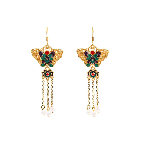 Majestic Royal Butterfly Earrings