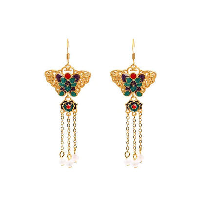 Majestic Royal Butterfly Earrings