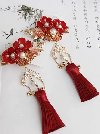 Enhance your hairstyle with cultural elegance. These exquisite accessories embody timeless beauty and intricate design. Elevate your look effortlessly with Hanfu Hairpins, perfect for any occasion. Embrace tradition and elevate your style.