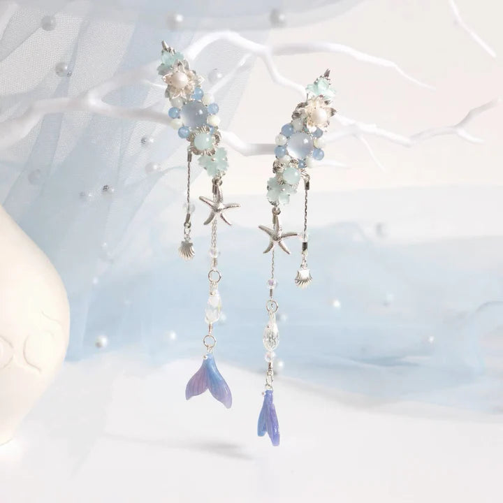 Embark on a journey of elegance with Moonlight Whispers Hanfu Hairpins from Moon Hanfu&