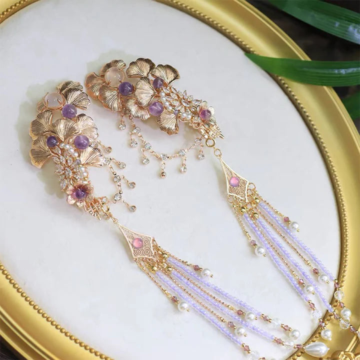 Add cultural charm to your hairstyle. Elevate your look with these elegant accessories. Perfect for any occasion, Hanfu Hairpins showcase timeless beauty and intricate designs. Embrace tradition and enhance your style effortlessly.