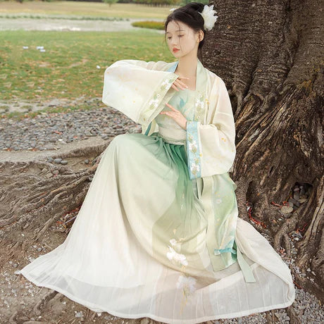 Enchanting Fern Qiyao Ruqun Ensemble - Song Dynasty Style