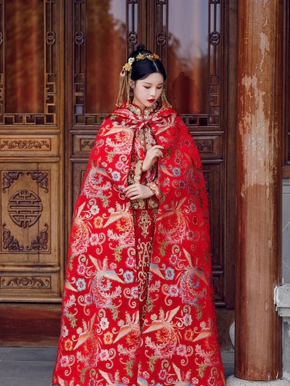 Discover the enchanting allure of Bless Hanfu Capes, blending traditional Chinese elegance with modern style. Elevate your wardrobe with our curated collection at Moon Hanfu for a touch of cultural grace.