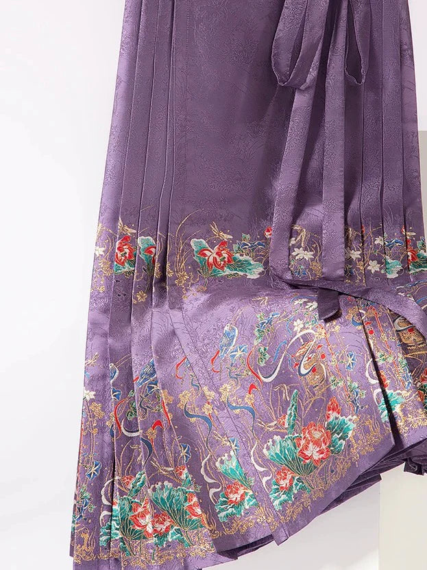 Embrace the Beauty of Purple Elegance with this captivating Modern Hanfu—a harmonious blend of tradition and contemporary allure. Elevate your wardrobe with this ensemble, embodying the timeless beauty of ancient Chinese fashion. The Beauty of Purple invites you to rediscover grace and cultural richness, seamlessly blending tradition with a touch of modern sophistication.