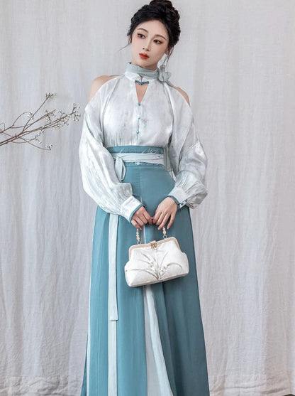 Indulge in the allure of Timeless Elegance Hanfu, Alessia&