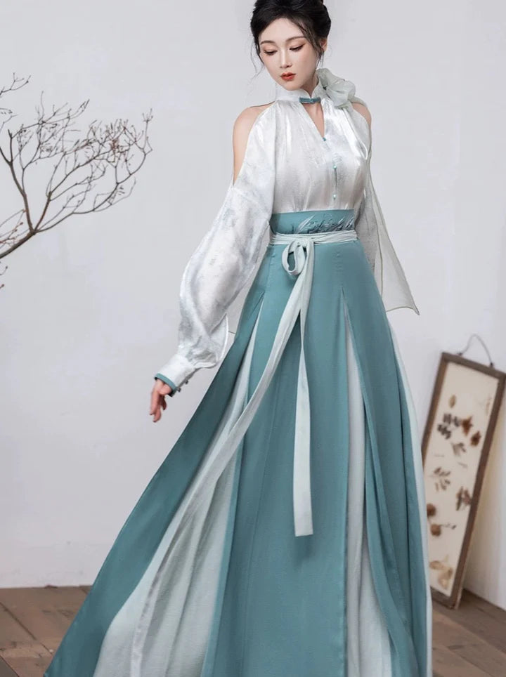 Indulge in the allure of Timeless Elegance Hanfu, Alessia&