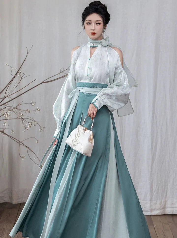 Indulge in the allure of Timeless Elegance Hanfu, Alessia&