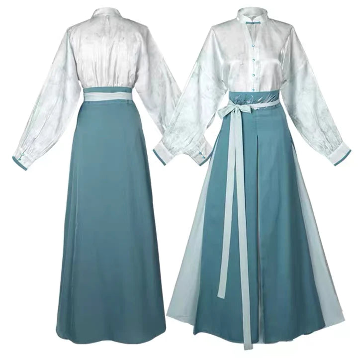 Indulge in the allure of Timeless Elegance Hanfu, Alessia&