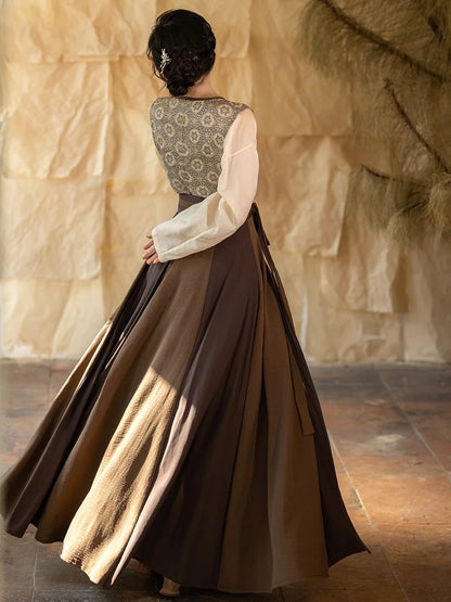 Discover the allure of Lovely Charm Hanfu, seamlessly blending the grace of ancient Chinese fashion with a modern twist. Embrace the timeless beauty and cultural richness in every stitch. Elevate your wardrobe with this captivating fusion of tradition and contemporary style.