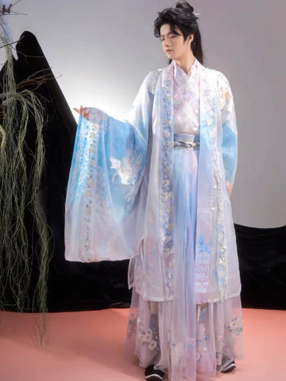 Step into eternal beauty with the Eternal Beauty Jiaoling Ruqun, a captivating addition to Moon Hanfu&