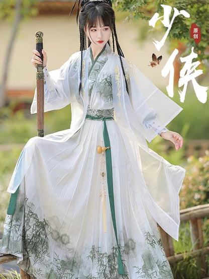 Illuminate your style with Radiant Sunying Jiaoling Ruqun, a captivating addition to Moon Hanfu&