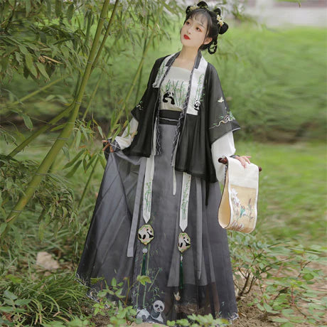 Panda Chic Qiyao Ruqun Ensemble - Song Dynasty Style