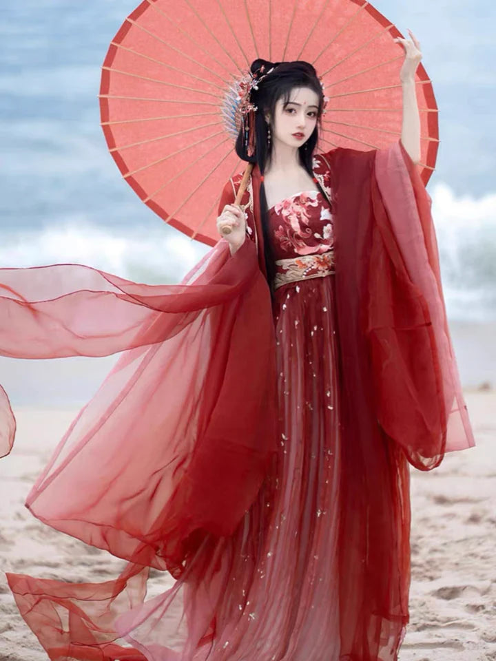 Dive into the playful charm of Playful Siren Hezi Qun, a masterpiece that harmoniously combines historical allure with a spirited twist. Adorned with intricate details, this ensemble invites you to step into a world of timeless elegance inspired by the Southern Song dynasty.