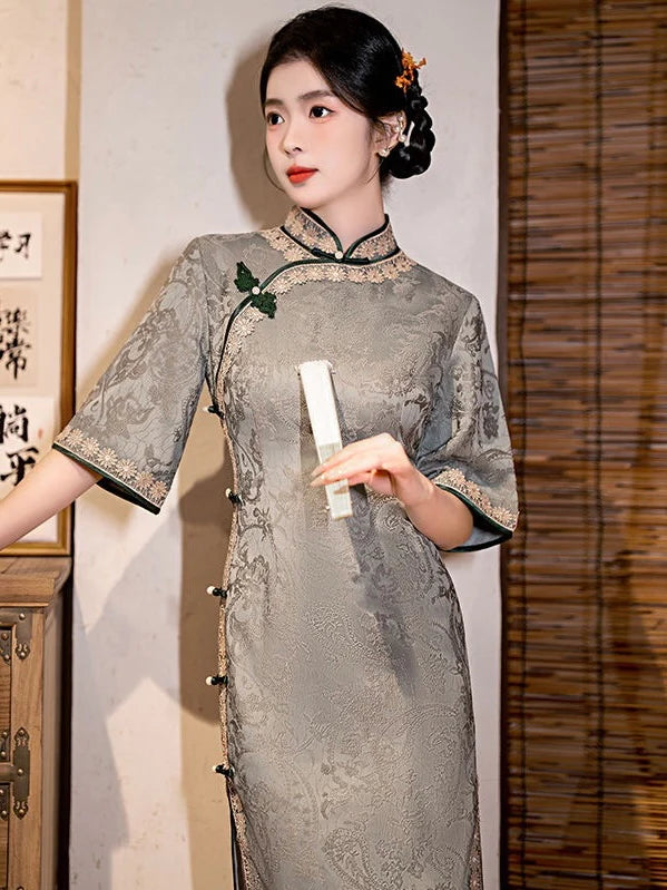 Wide Sleeve Cheongsam, Angelic Atlas