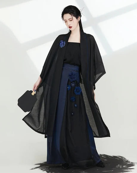 Sabina Splendor Modern Hanfu Ensemble - Timeless Elegance Revived. Illuminate your style with Sabina, a radiant fusion of modern sophistication and ancient charm. Immerse yourself in the revived elegance of our Modern Hanfu collection, capturing the essence of tradition with a contemporary touch.