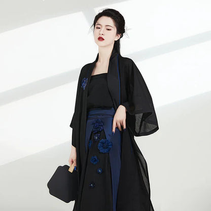 Sabina Splendor Modern Hanfu Ensemble - Timeless Elegance Revived. Illuminate your style with Sabina, a radiant fusion of modern sophistication and ancient charm. Immerse yourself in the revived elegance of our Modern Hanfu collection, capturing the essence of tradition with a contemporary touch.