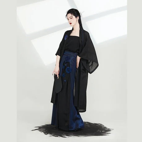 Sabina Splendor Modern Hanfu Ensemble - Timeless Elegance Revived. Illuminate your style with Sabina, a radiant fusion of modern sophistication and ancient charm. Immerse yourself in the revived elegance of our Modern Hanfu collection, capturing the essence of tradition with a contemporary touch.