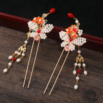 Song Hanfu Hair Accessories - Celebrate the rich heritage of the Song dynasty with these elegant and cultural hair accessories. Intricate designs inspired by art and literature add a touch of historical charm. Perfect for historical reenactments, cultural events, or showcasing your appreciation for the Song dynasty.