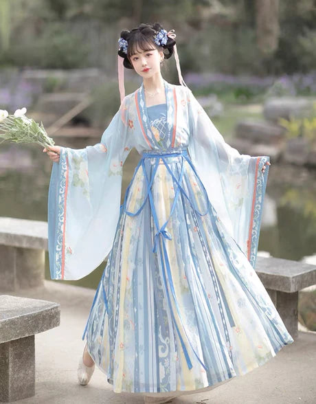 Embrace the spirit of freedom and elegance with our Qiyao Ruqun ensemble, Youthful Liberty. Experience the seamless blend of tradition and contemporary style, stepping into a world of youthful beauty and cultural refinement.