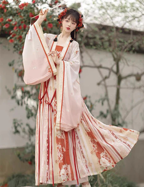 Embrace the spirit of freedom and elegance with our Qiyao Ruqun ensemble, Youthful Liberty. Experience the seamless blend of tradition and contemporary style, stepping into a world of youthful beauty and cultural refinement.