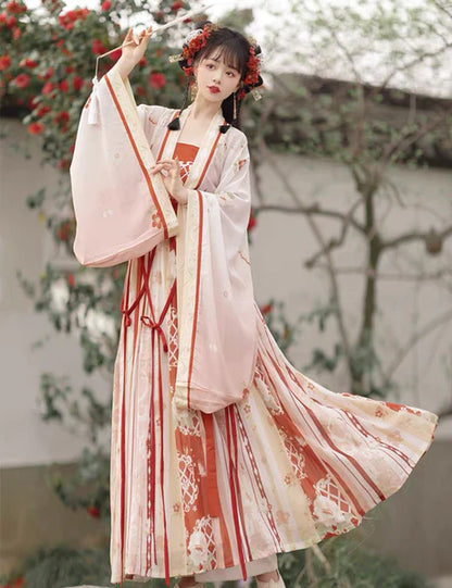 Embrace the spirit of freedom and elegance with our Qiyao Ruqun ensemble, Youthful Liberty. Experience the seamless blend of tradition and contemporary style, stepping into a world of youthful beauty and cultural refinement.