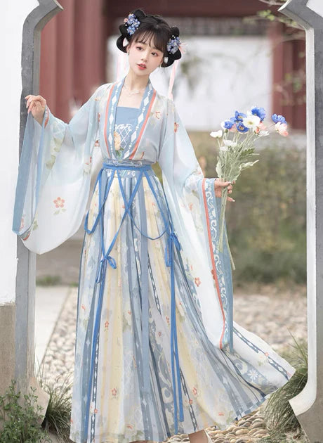 Embrace the spirit of freedom and elegance with our Qiyao Ruqun ensemble, Youthful Liberty. Experience the seamless blend of tradition and contemporary style, stepping into a world of youthful beauty and cultural refinement.