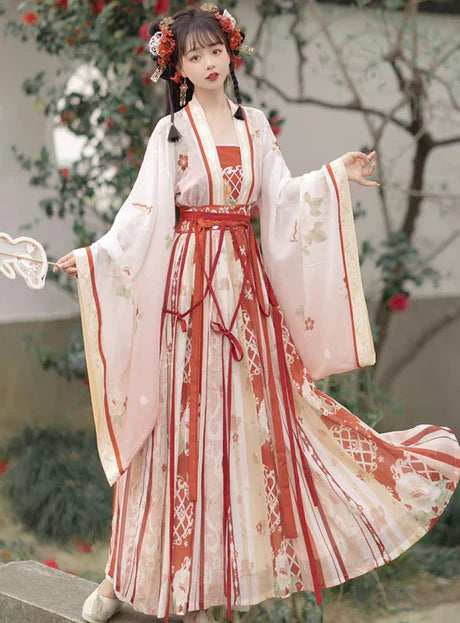 Embrace the spirit of freedom and elegance with our Qiyao Ruqun ensemble, Youthful Liberty. Experience the seamless blend of tradition and contemporary style, stepping into a world of youthful beauty and cultural refinement.