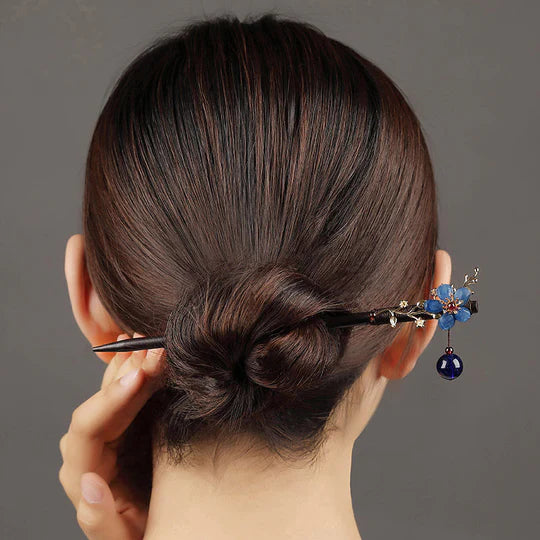 Iona Chinese Hairpins - Enhance your hairstyle with these exquisite hairpins inspired by Chinese culture. Intricate designs and high-quality materials add elegance and sophistication. Perfect for cultural events, formal occasions, or everyday wear.