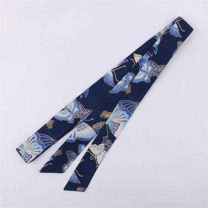 Navy Hanfu Hair Tie - Complete your Hanfu ensemble with the stylish Navy Hanfu Hair Tie. Its sleek design and deep navy color add sophistication and elegance to your hairstyle. Stay comfortable and secure throughout the day with this versatile accessory.