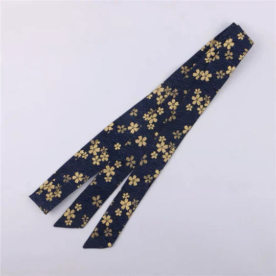 Navy Hanfu Hair Tie - Complete your Hanfu ensemble with the stylish Navy Hanfu Hair Tie. Its sleek design and deep navy color add sophistication and elegance to your hairstyle. Stay comfortable and secure throughout the day with this versatile accessory.