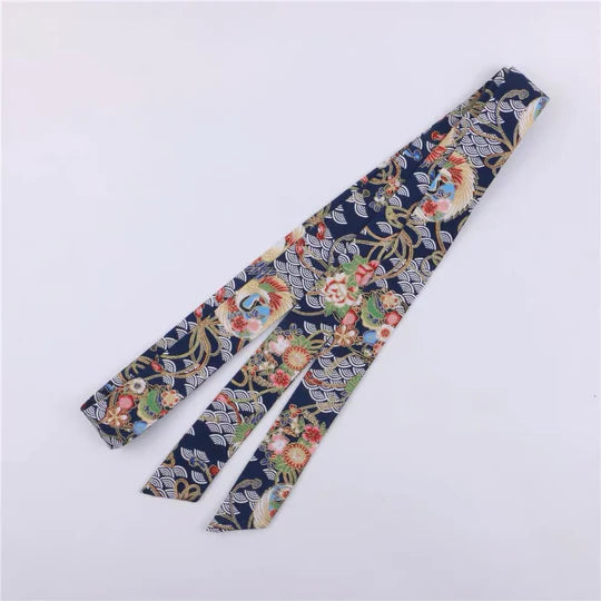 Navy Hanfu Hair Tie - Complete your Hanfu ensemble with the stylish Navy Hanfu Hair Tie. Its sleek design and deep navy color add sophistication and elegance to your hairstyle. Stay comfortable and secure throughout the day with this versatile accessory.