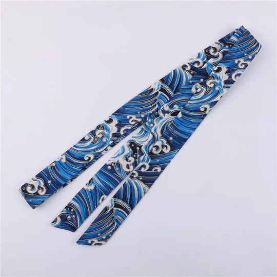 Navy Hanfu Hair Tie - Complete your Hanfu ensemble with the stylish Navy Hanfu Hair Tie. Its sleek design and deep navy color add sophistication and elegance to your hairstyle. Stay comfortable and secure throughout the day with this versatile accessory.