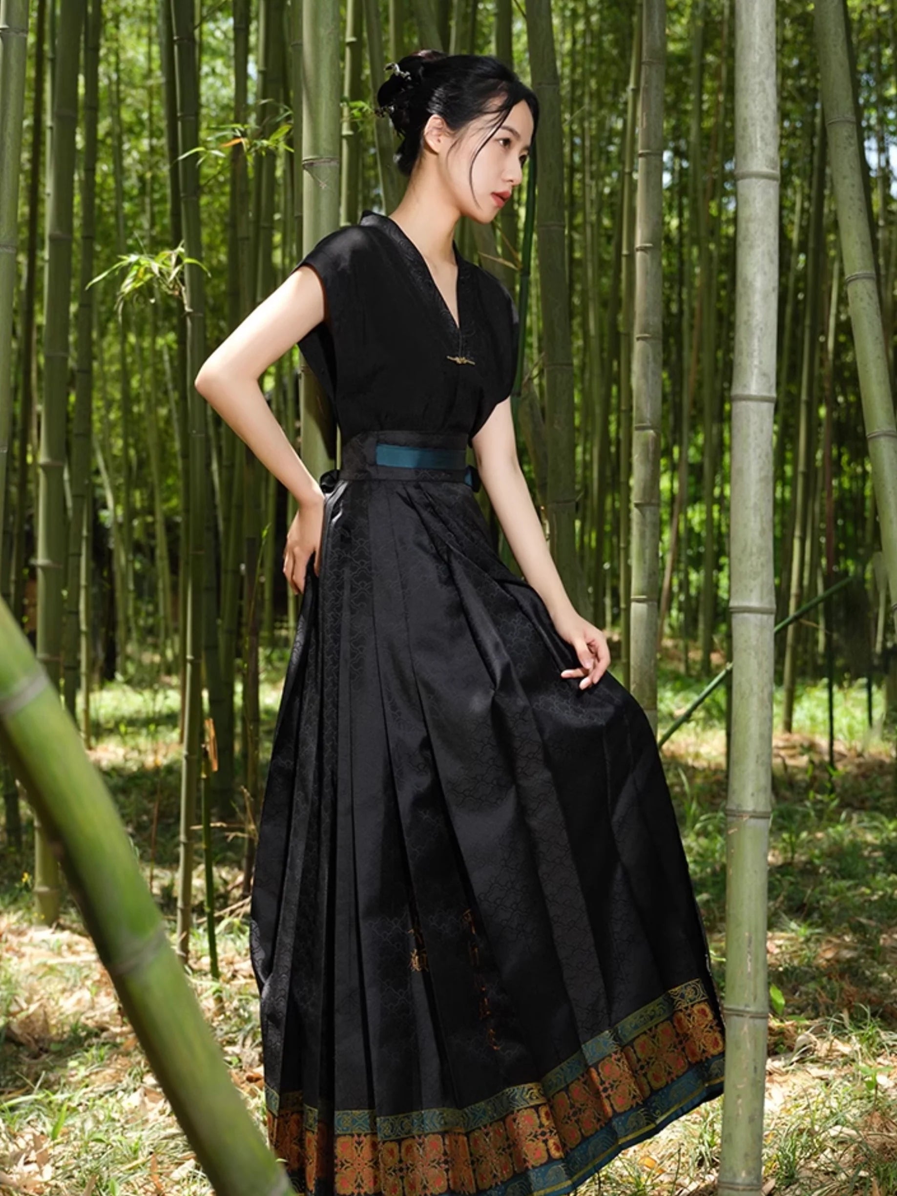 Discover the allure of Elegance in Simplicity Modern Hanfu—a harmonious blend of tradition and contemporary charm. Elevate your wardrobe with this captivating ensemble, embodying the timeless beauty of ancient Chinese fashion. This Hanfu invites you to rediscover grace and cultural richness, seamlessly blending tradition with a touch of modern sophistication.