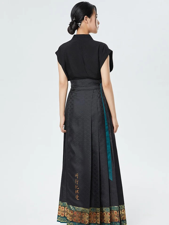 Discover the allure of Elegance in Simplicity Modern Hanfu—a harmonious blend of tradition and contemporary charm. Elevate your wardrobe with this captivating ensemble, embodying the timeless beauty of ancient Chinese fashion. This Hanfu invites you to rediscover grace and cultural richness, seamlessly blending tradition with a touch of modern sophistication.