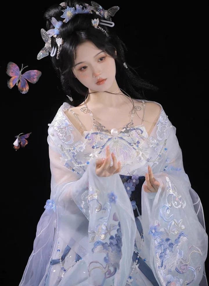 Embark on a whimsical journey with the Sophie Qiyao Ruqun from Moon Hanfu&