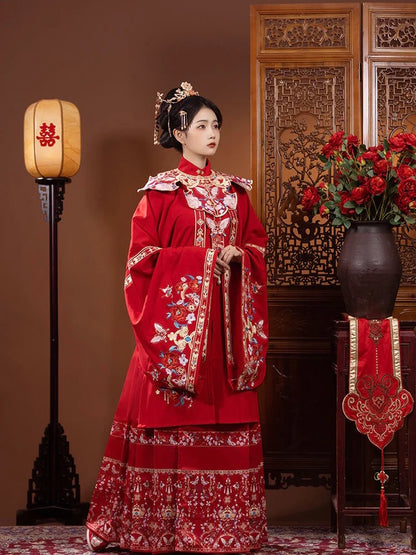 Explore the allure of Ming dynasty-inspired fashion with the exquisite Li Ling Shan, Queenie collection. Immerse yourself in the timeless elegance of traditional Chinese clothing, blending ancient charm seamlessly with contemporary allure.