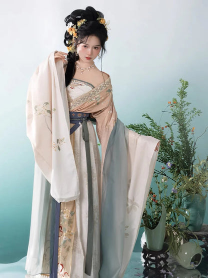 Step into timeless elegance with the Jane Qiyao Ruqun from Moon Hanfu&