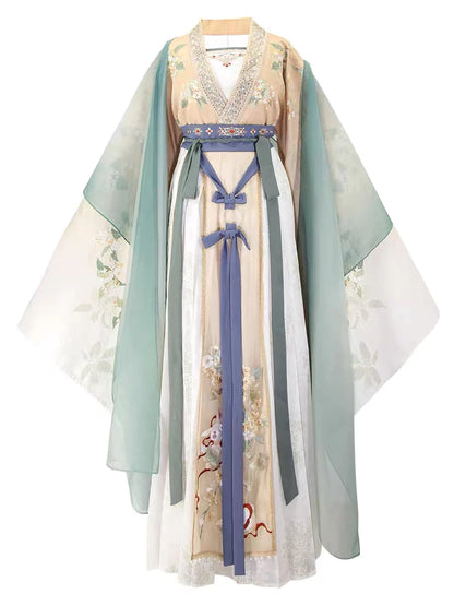 Step into timeless elegance with the Jane Qiyao Ruqun from Moon Hanfu&