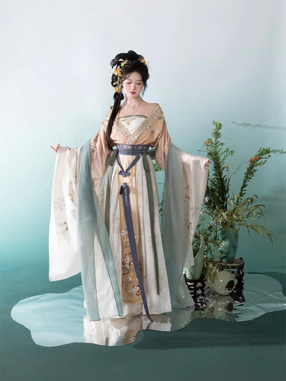 Step into timeless elegance with the Jane Qiyao Ruqun from Moon Hanfu&