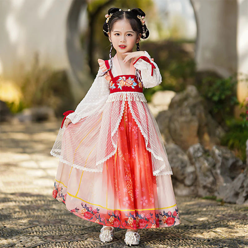 Step into lovely elegance with Lovely Reese Kids Hanfu – a collection that transcends clothing to foster cultural connection, imaginative play, and creative expression for your little ones.