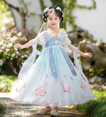 Step into angelic elegance with Angelic Angela Kids Hanfu – a collection that transcends clothing to foster cultural connection, imaginative play, and creative expression for your little ones.