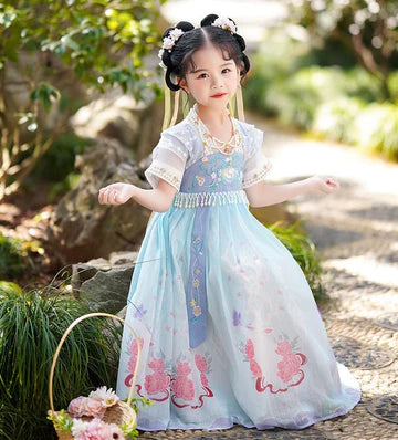 Step into angelic elegance with Angelic Angela Kids Hanfu – a collection that transcends clothing to foster cultural connection, imaginative play, and creative expression for your little ones.