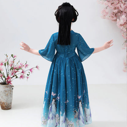 Step into dainty elegance with Dainty Dara Kids Hanfu – a collection that transcends clothing to foster cultural connection, imaginative play, and creative expression for your little ones.