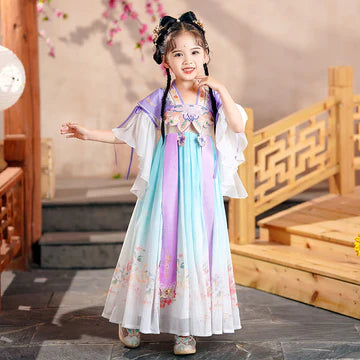 Step into playful elegance with Playful Bubbles Kids Hanfu – a collection that transcends clothing to foster cultural connection, imaginative play, and creative expression for your little ones.