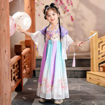 Step into playful elegance with Playful Bubbles Kids Hanfu – a collection that transcends clothing to foster cultural connection, imaginative play, and creative expression for your little ones.